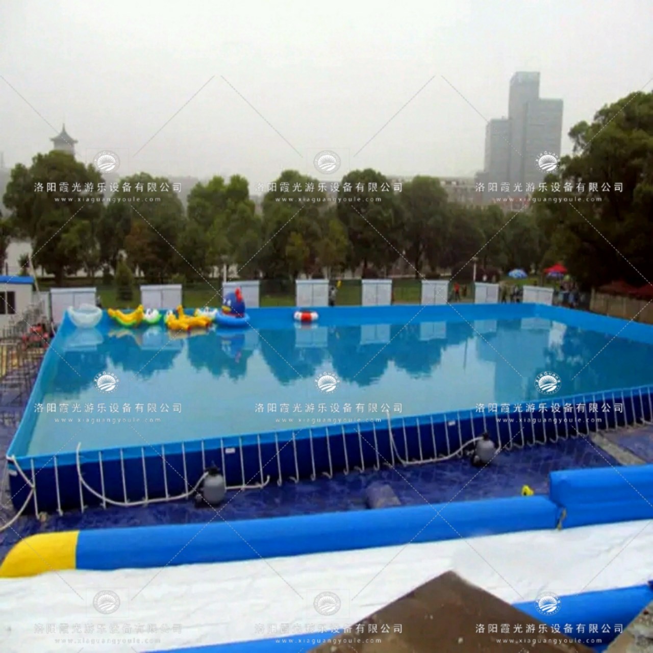 吉阳大型支架游泳池